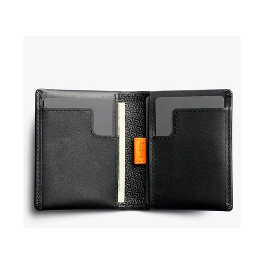 Bellroy Slim Sleeve Leather Wallet - Carryology Essential Edition Black Ash Black Ash