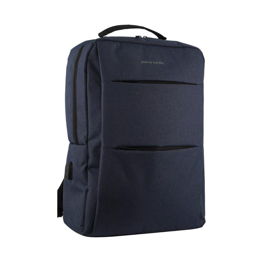 Pierre Cardin Diablo Travel & Business Backpack with USB Port Navy Navy