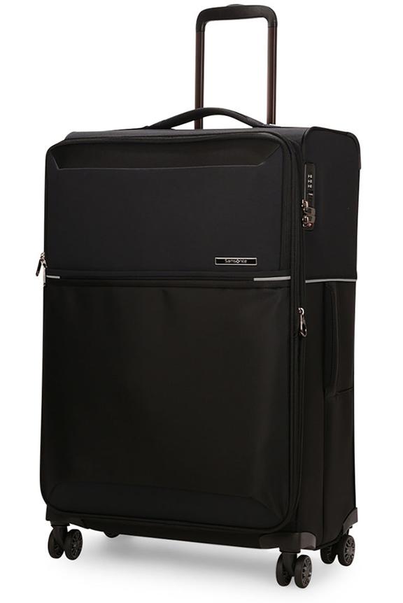 Samsonite 73H 71cm Softside Checked Suitcase Black