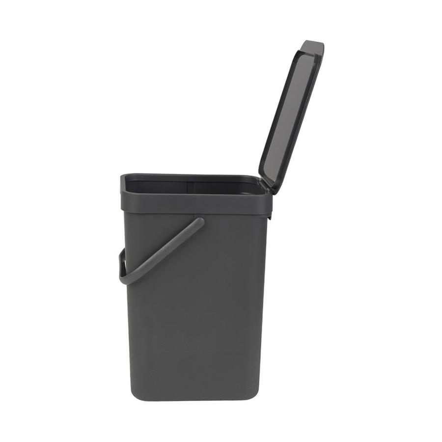 Brabantia Sort & Go Waste Bin (12L) Grey Grey