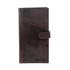 Pierre Cardin Chandler Italian Leather Passport RFID Wallet Chocolate