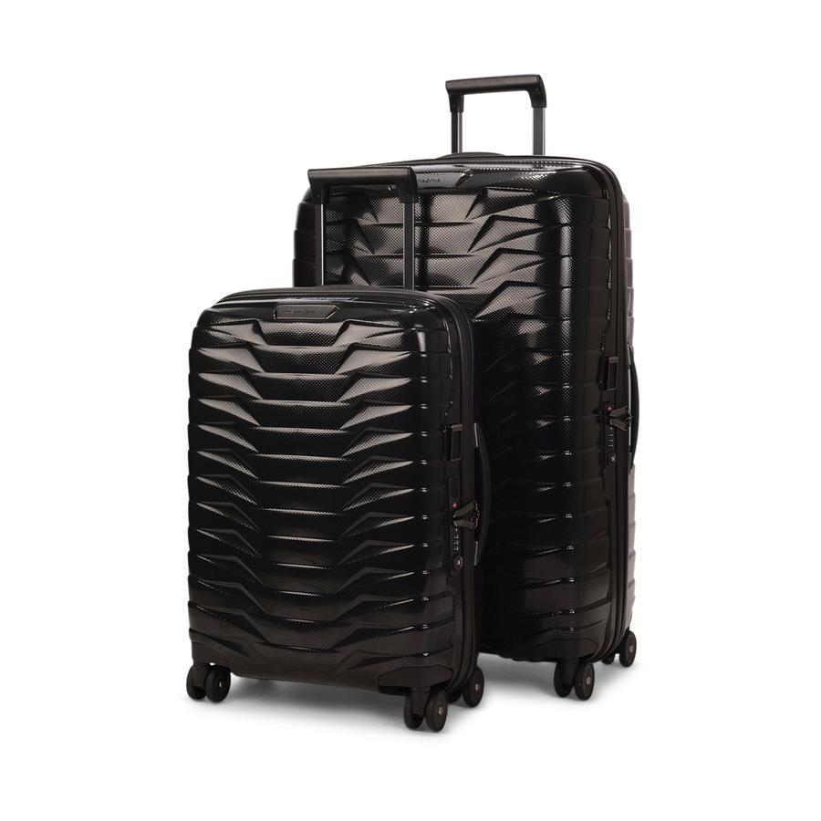Samsonite Proxis 55cm & 75cm Hardside Luggage Set Black Black