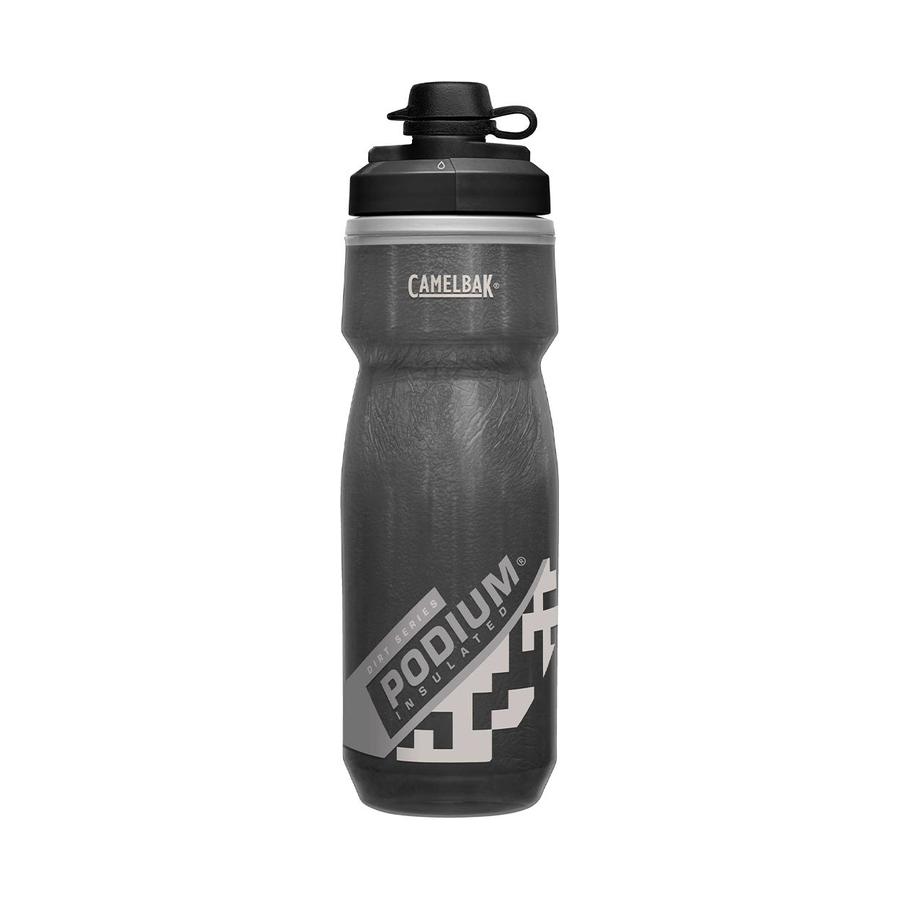 Camelbak 21oz (620ml) Podium Chill Dirt Series Drink Bottle Black Black