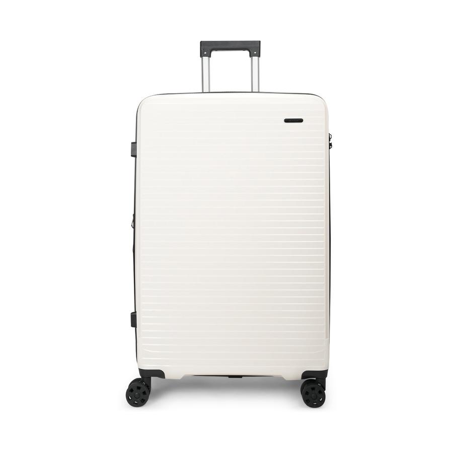 Nomad Venture 75cm Hardside Checked Suitcase White White
