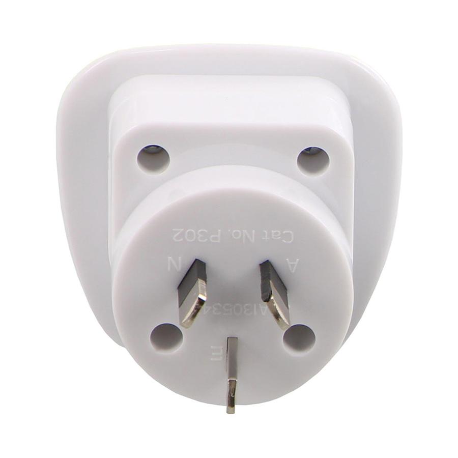 Lewis N. Clark Universal to NZ Travel Adapter White White