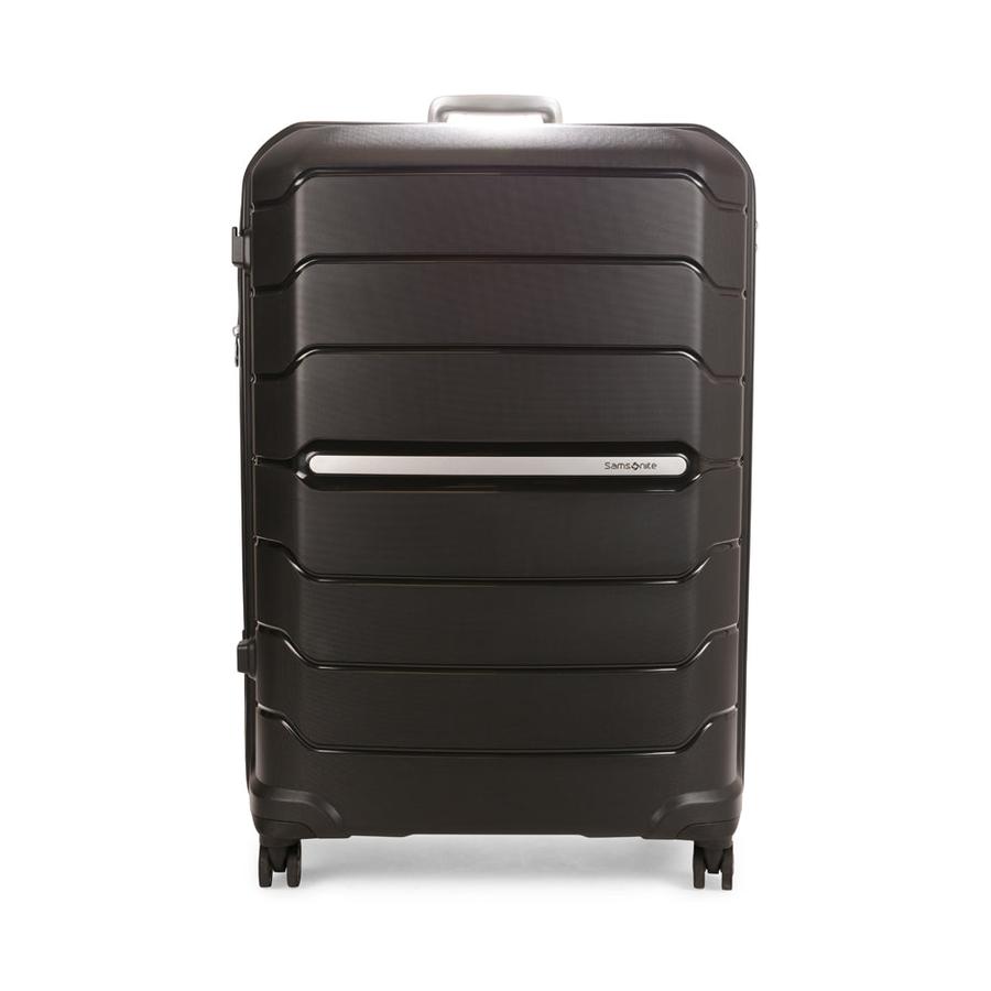 Samsonite Oc2lite 81cm Hardside Checked Suitcase Black Black