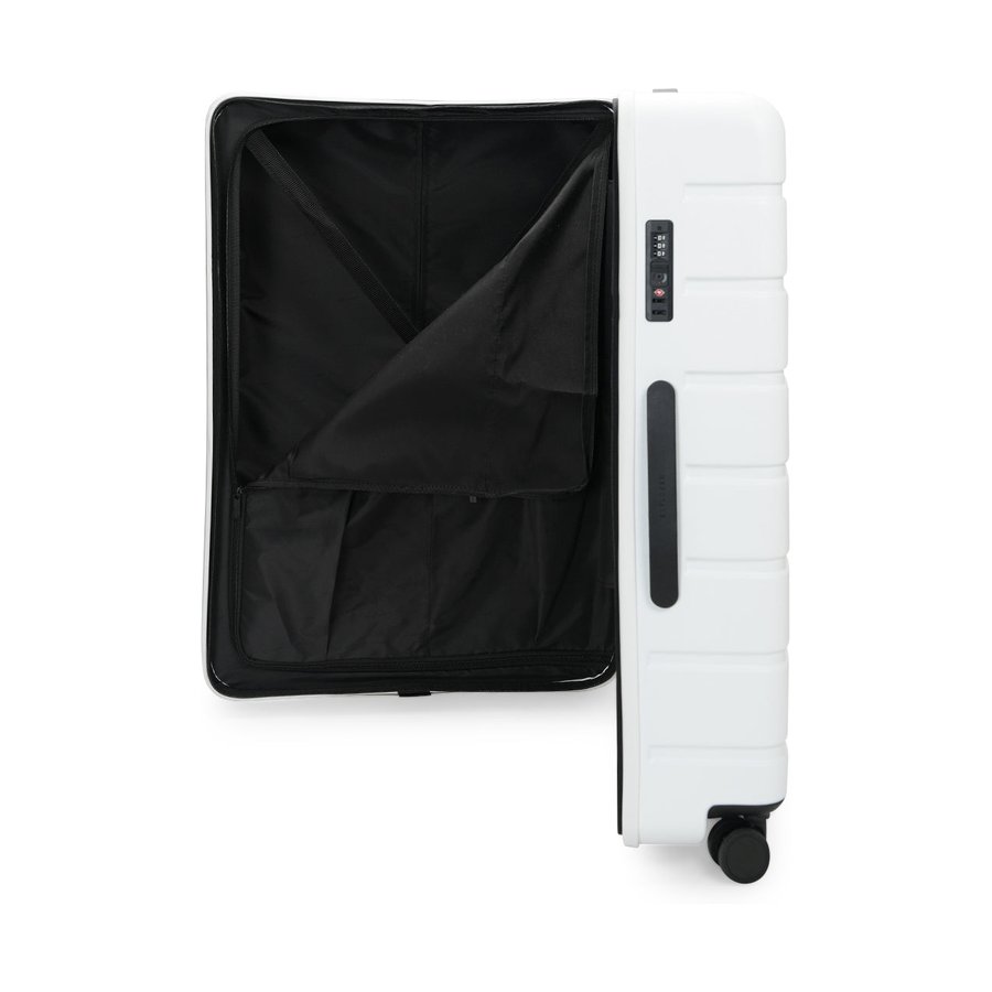 Explorer Arlo Pro 52cm Front Access & 75cm Hardside Luggage Set White White