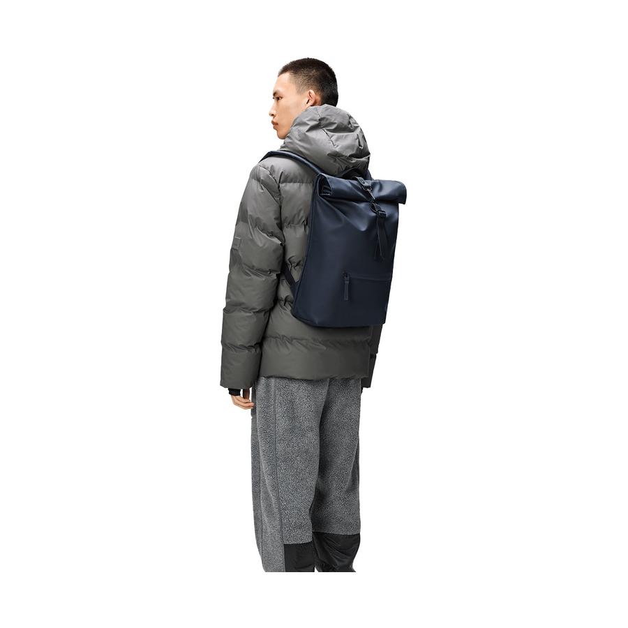 Rains Rolltop Rucksack Navy Navy