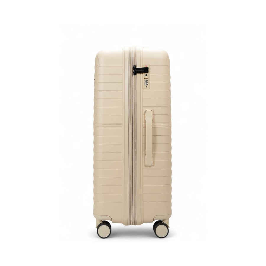 Caselite Summit 75cm Hardside Checked Suitcase Beige Beige