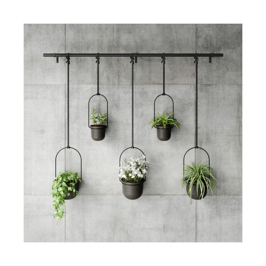 Umbra Triflora Hanging Planter (Set of 5) Black Black