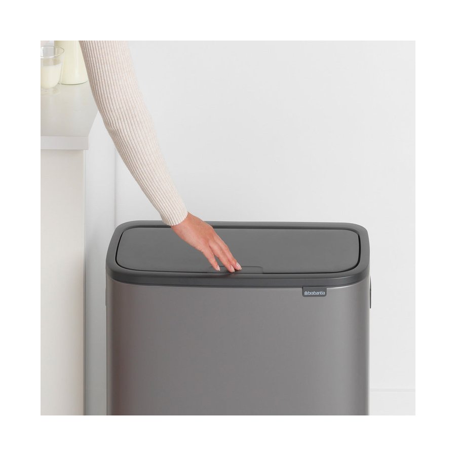 Brabantia Bo Touch Bin (60L) Platinum Platinum