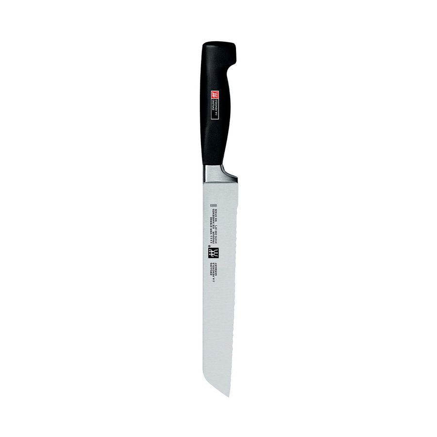 Zwilling Four Star 20cm Bread Knife Black Black