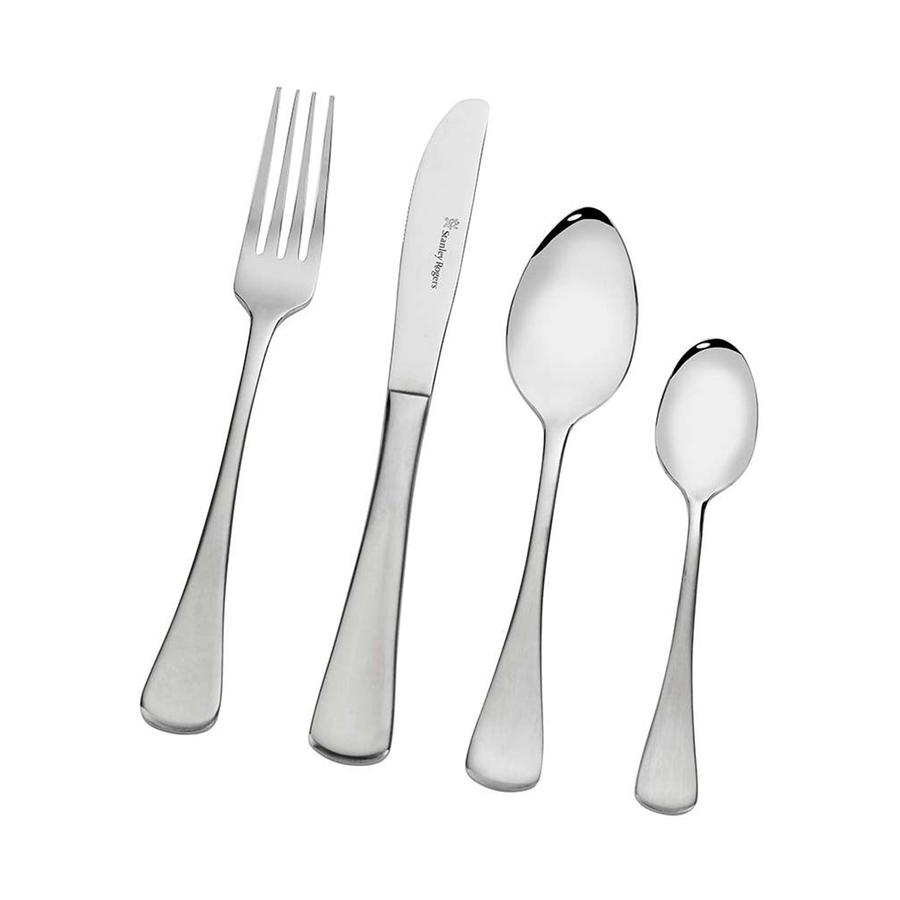 Stanley Rogers Metropolitan 24 Piece Cutlery Set Stainless Steel Stainless Steel