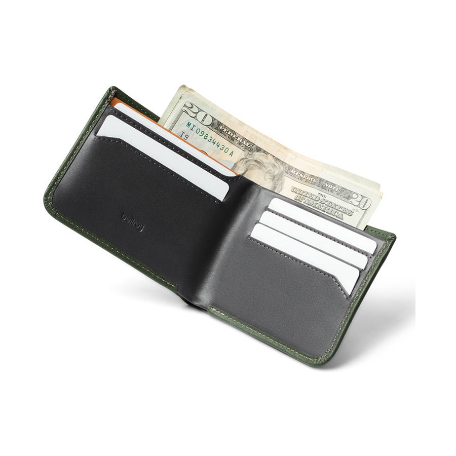 Bellroy RFID Hide & Seek LO Leather Wallet Ranger Green Ranger Green