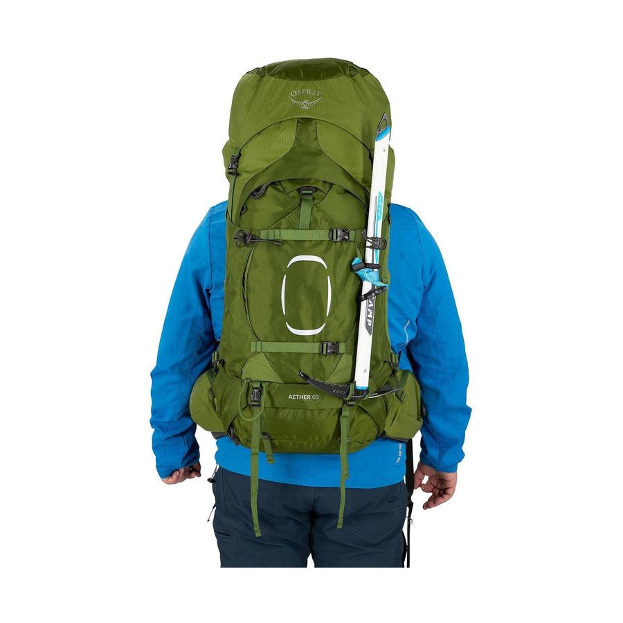 Osprey Aether 65 Large/Extra Large Men's Backpack - Extended Fit Black Black