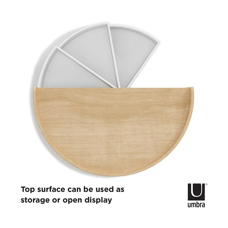 Umbra Moona Storage Box White/Natural White/Natural