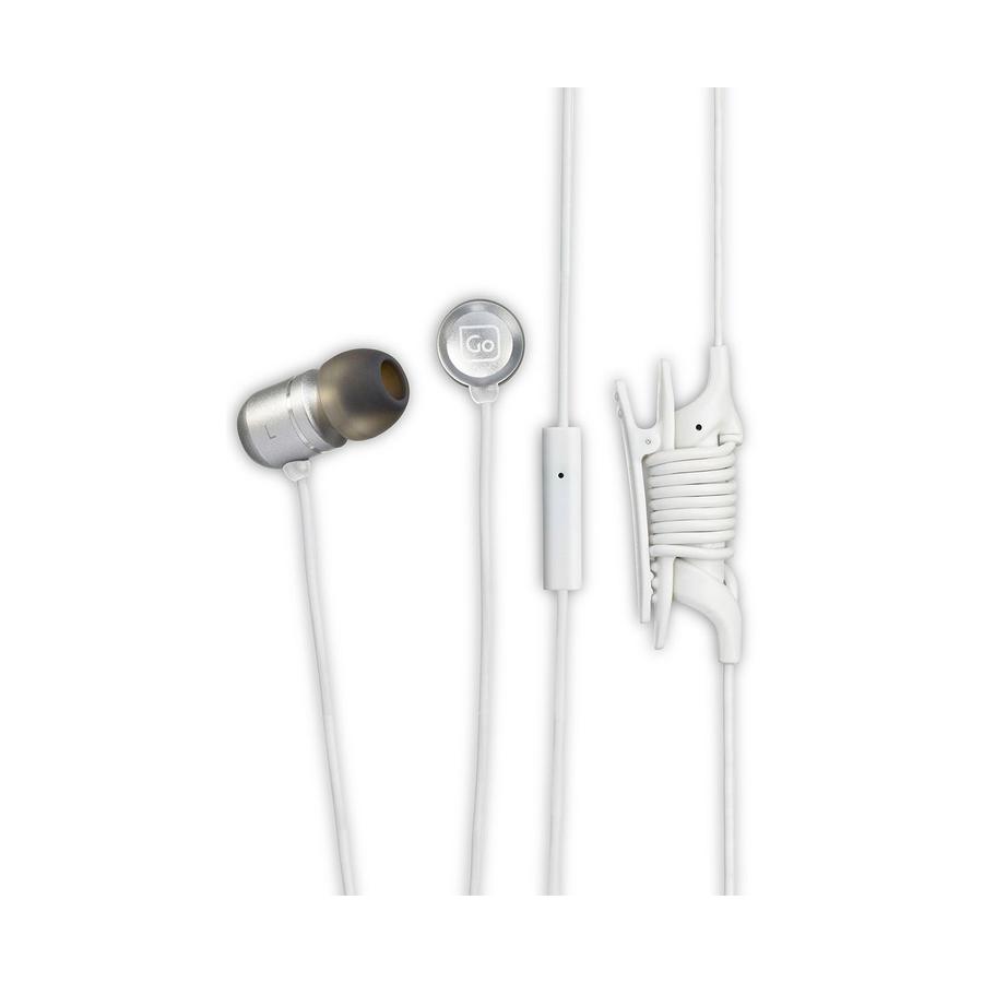 Go Travel Travel Mobile Control Earphones White White