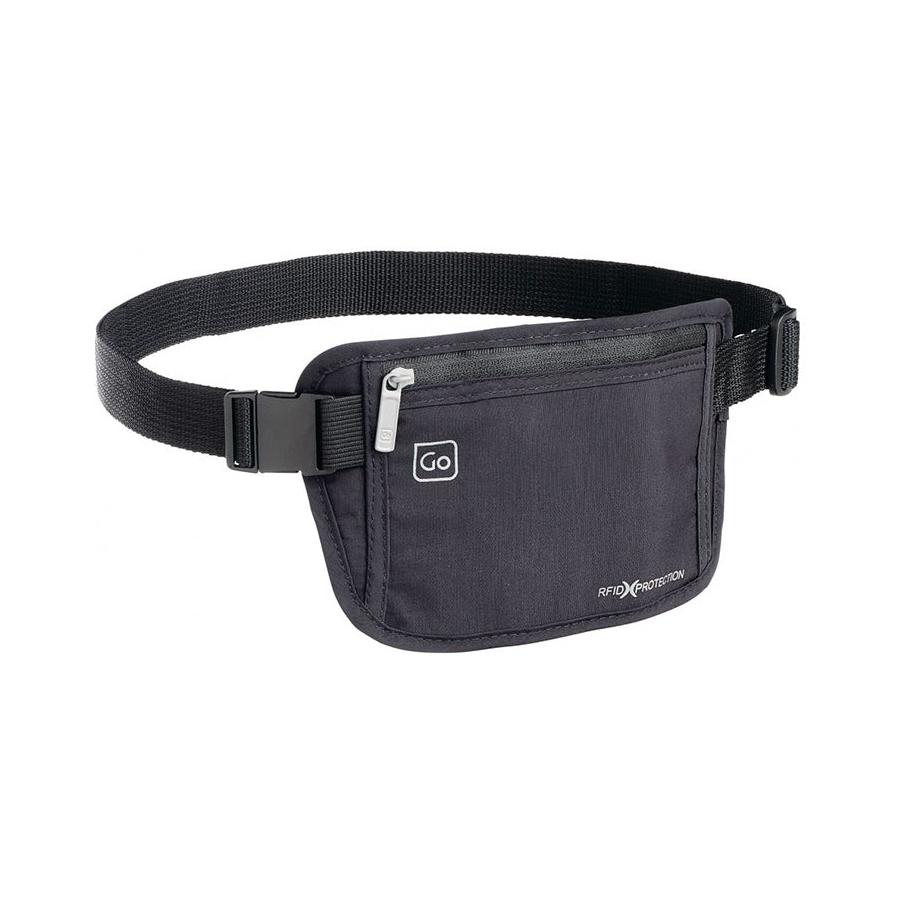 Go Travel Travel RFID Money Belt Black Black