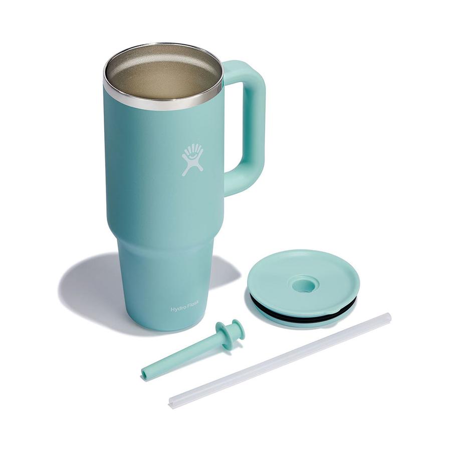 Hydro Flask 40oz (1.18L) All Around Travel Tumbler w/ Straw Lid Dew Dew