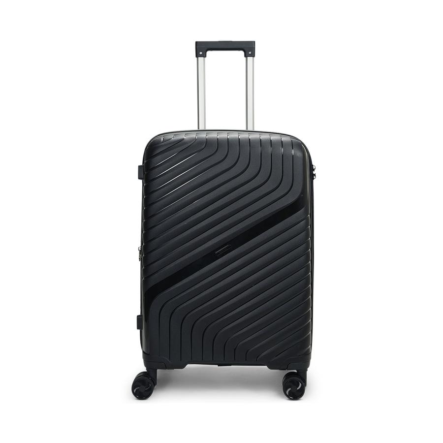 Nomad Journey 56cm & 66cm Hardside Luggage Set Black Black