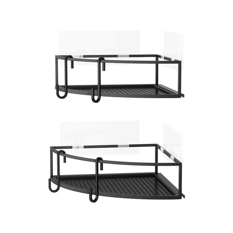 Umbra Cubiko Corner Bins (Set of 2) Black Black