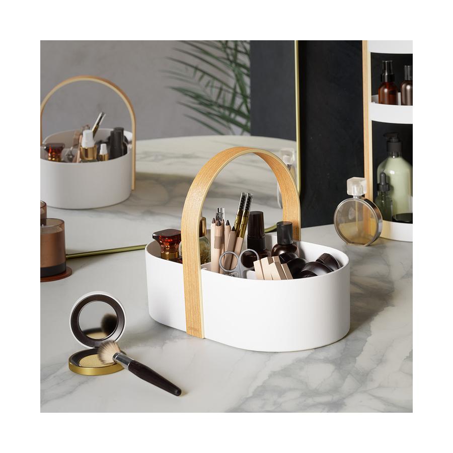 Umbra Bellwood Caddy White/Natural White/Natural