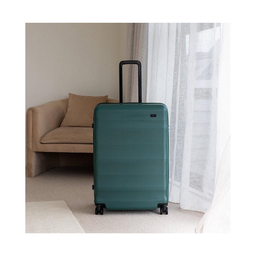 Explorer Luna-Air 74cm Hardside Checked Suitcase Forest Green Forest Green