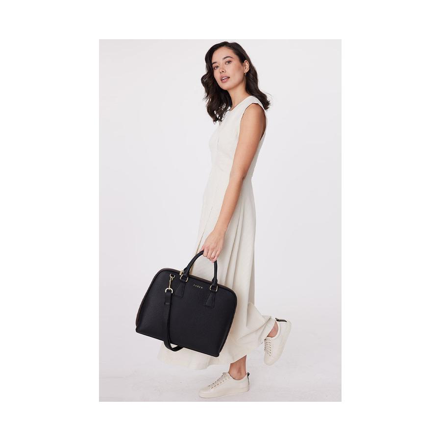 Saben Parker Briefcase Black Black