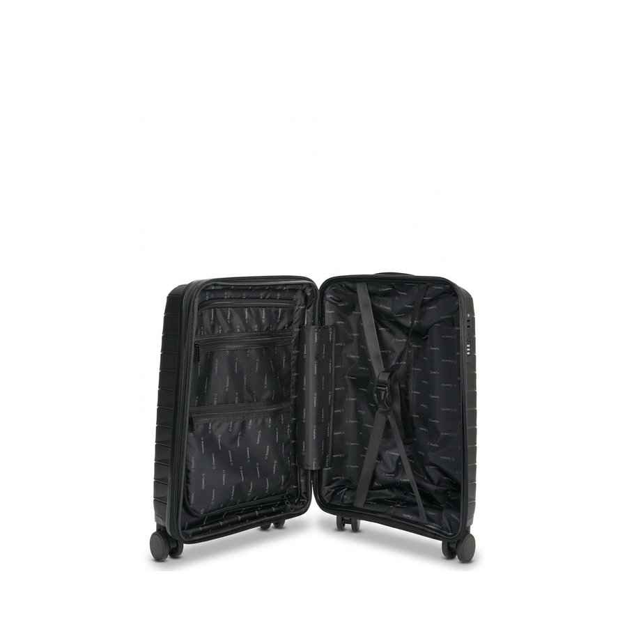 Caselite Expedition 56cm Hardside Carry-On Suitcase Black Black