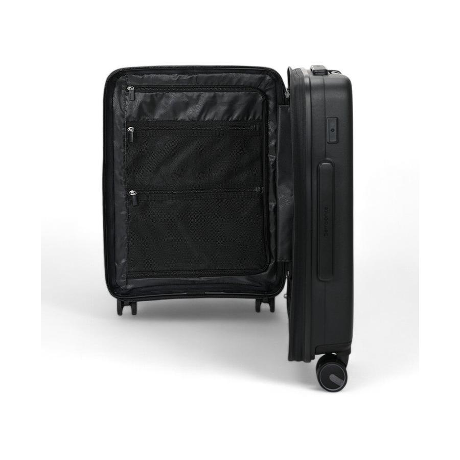 Samsonite Restackd 55cm Hardside Carry-On Suitcase Black Black