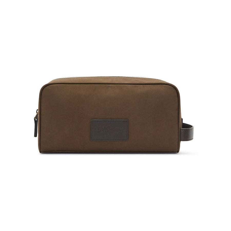 RM Williams Hawkesbury Washbag Dark Brown Dark Brown