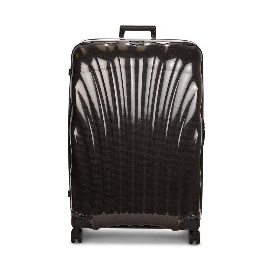 Samsonite C-Lite 81cm CURV Checked Suitcase Black Black