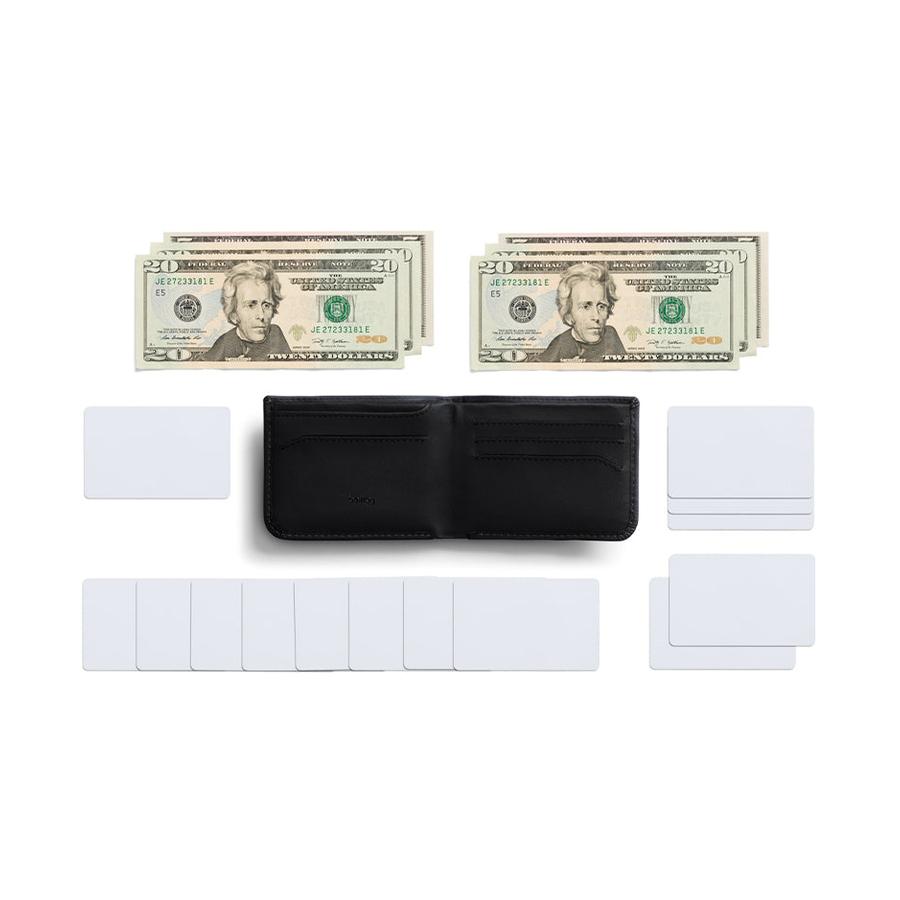Bellroy RFID Hide & Seek LO Leather Wallet Black Black