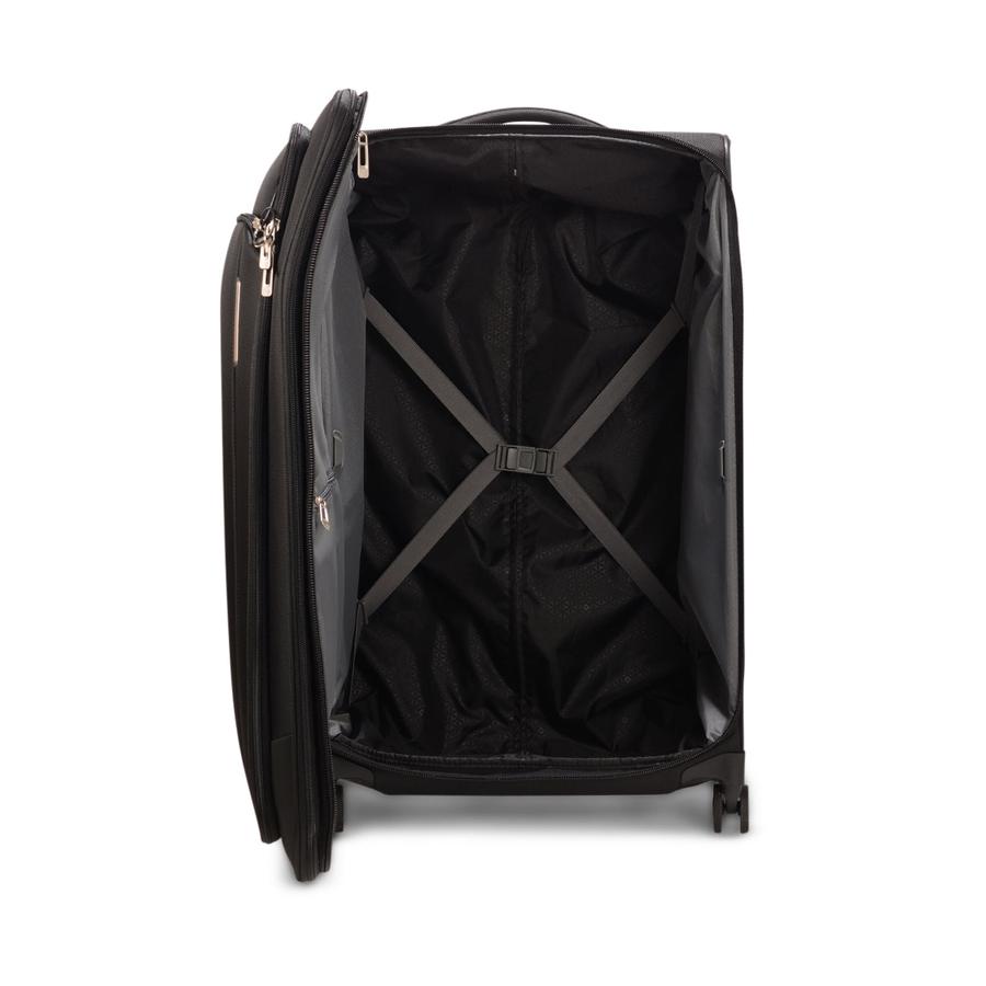 Samsonite Respark 79cm Softside Checked Suitcase Ozone Black Ozone Black