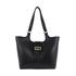 Milleni Aeris Ladies Vegan Leather Fashion Caryall Tote Bag Black