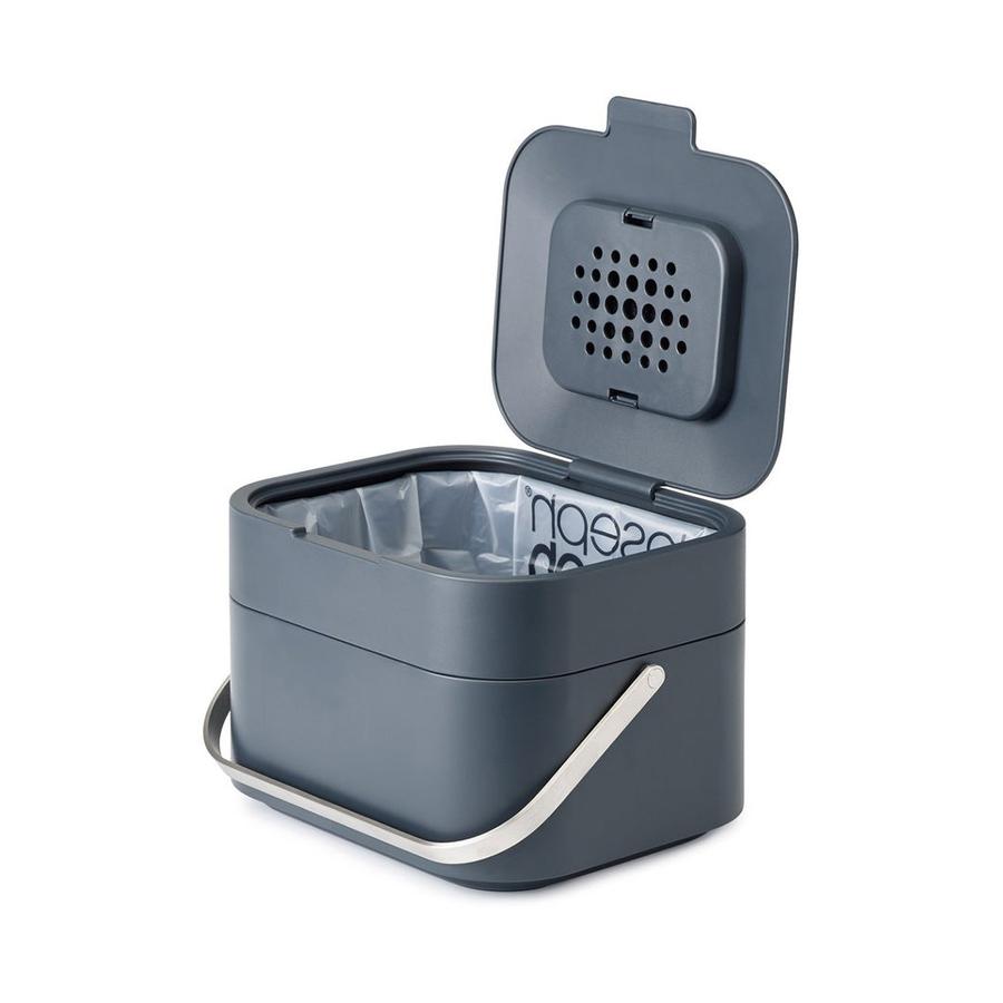 Joseph Joseph Stack 4L Food Waste Caddy Graphite Graphite