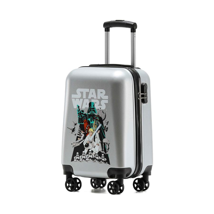 Disney Star Wars 50cm Kids Carry-On Suitcase Grey Grey