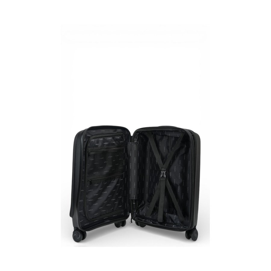 Caselite Venture 57cm & 76cm Top Open Hardside Luggage Set Black Black