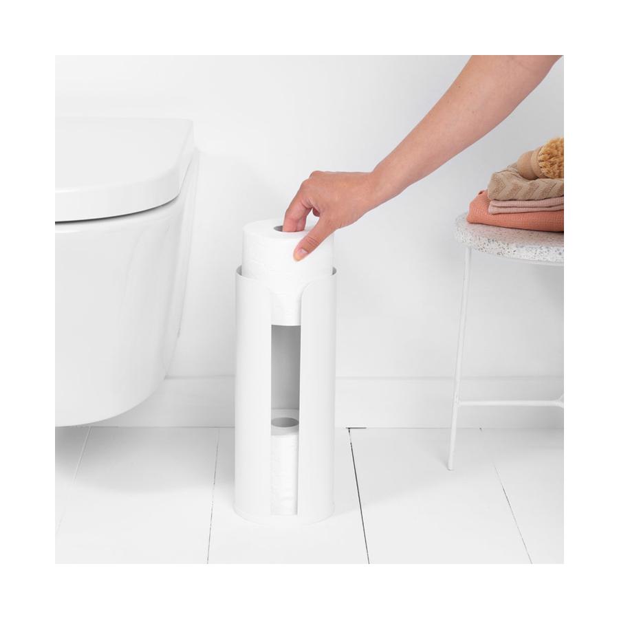 Brabantia ReNew Toilet Roll Dispenser White White