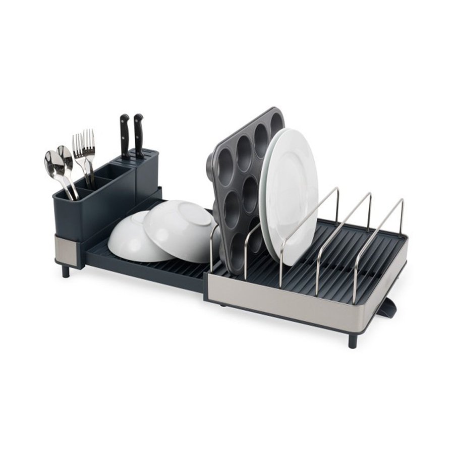 Joseph Joseph Extend Max Expandable Dish Drainer Stainless Steel Stainless Steel