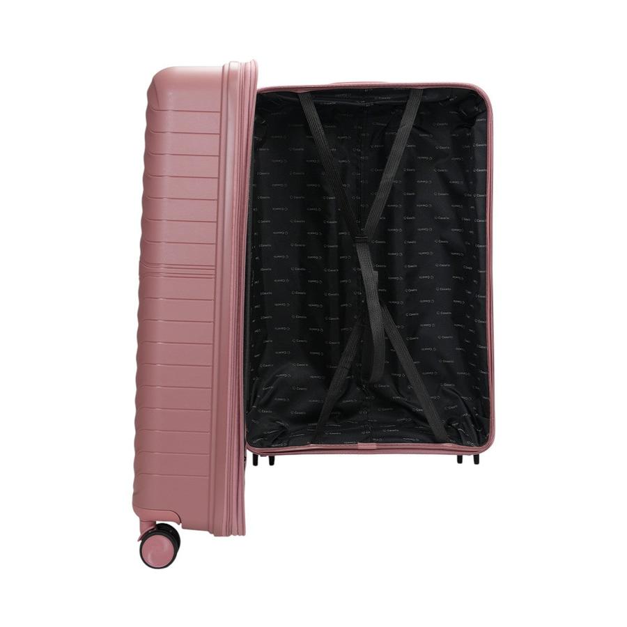 Caselite Summit 75cm Hardside Checked Suitcase Rose Rose