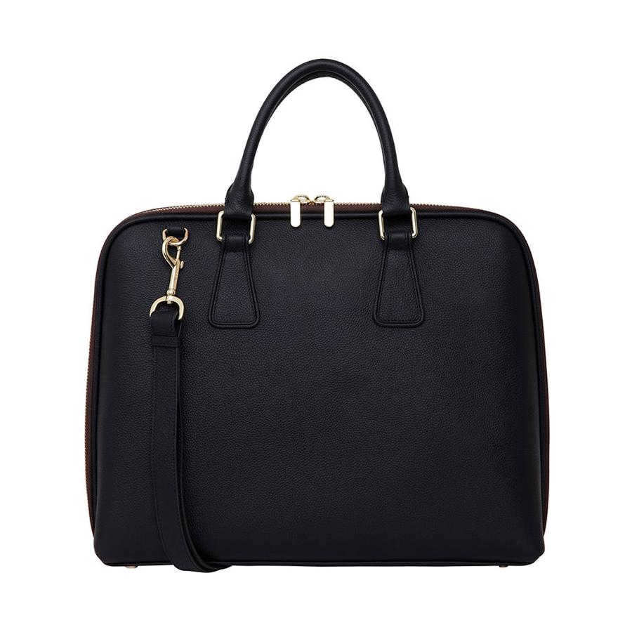 Saben Parker Briefcase Black Black