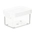 ClickClack Basics Rectangle 0.4L Pantry Storage Container White