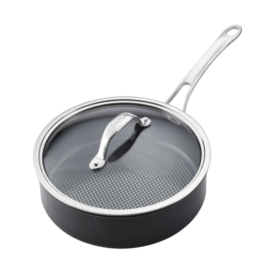 Anolon SearTech 24cm (3.3L) Covered Saute Pan Black Black