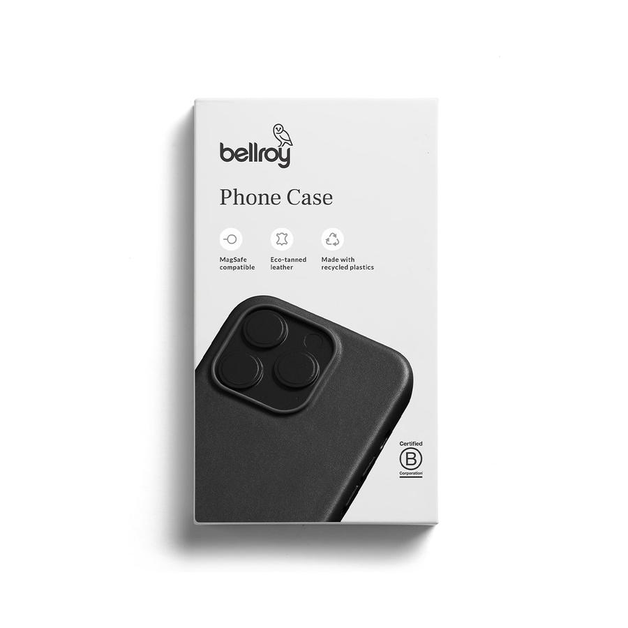 Bellroy iPhone 15 Pro Phone Case (With Button Add-On) Black Black