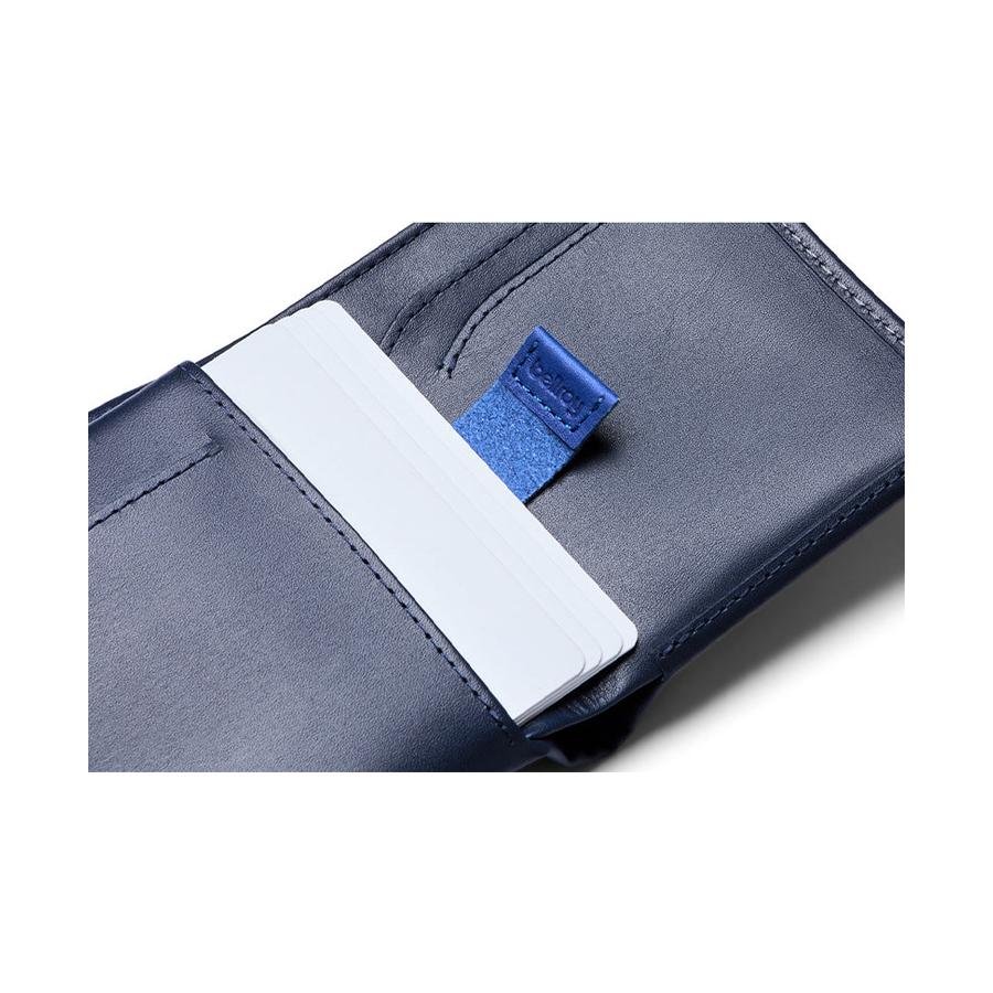 Bellroy RFID Note Sleeve Leather Wallet Navy Navy