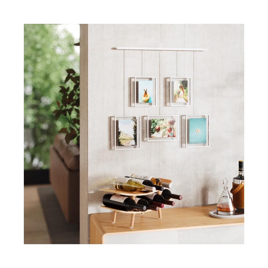 Umbra Exhibit Wall Picture Frames (Set of 5) White White