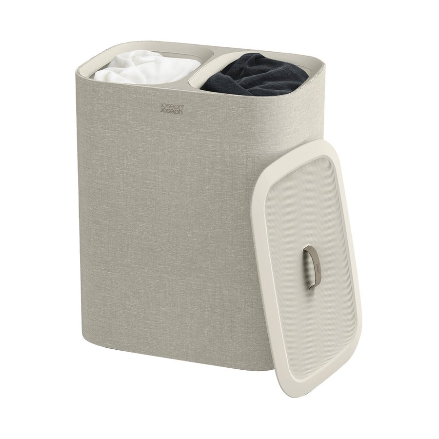 Joseph Joseph Tota 90L Laundry Separation Basket Ecru Ecru