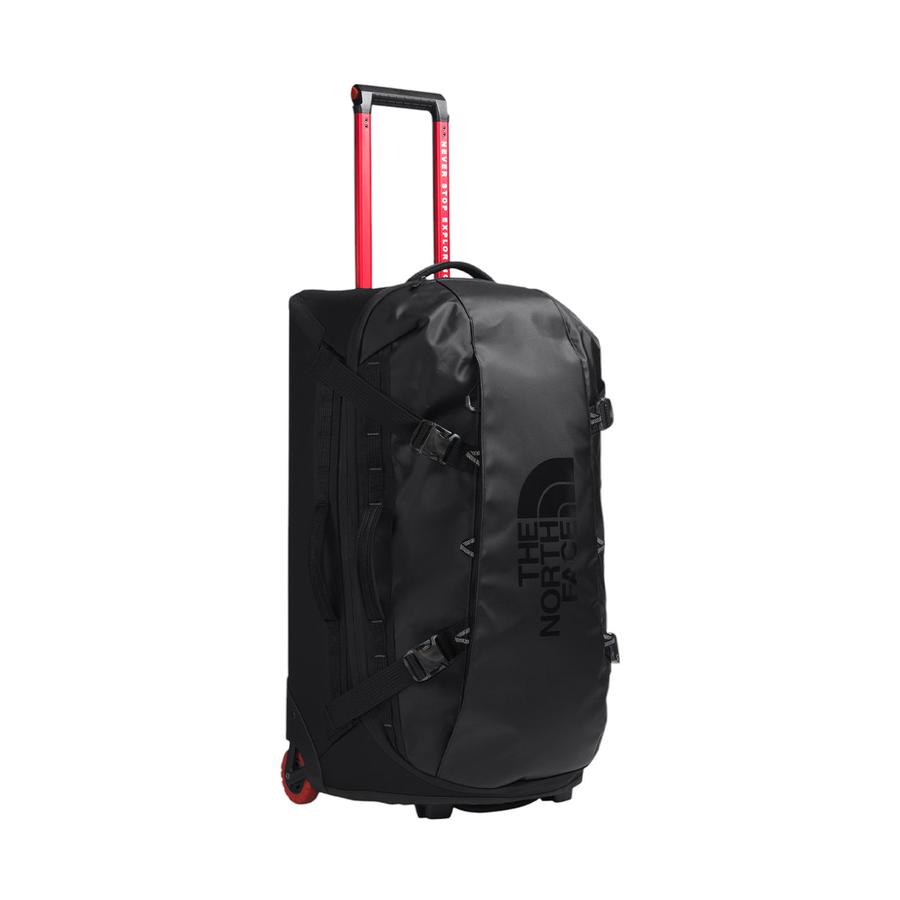 The North Face Base Camp Rolling Thunder 77cm Checked Suitcase Black Black