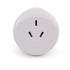 Go Travel NZ & AUS to America Travel Adapter White